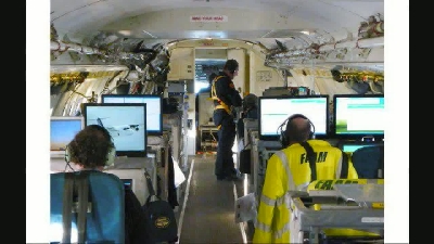 Atmosphärenforschung in der Arktis: G-LUXE FAAM BAe 146